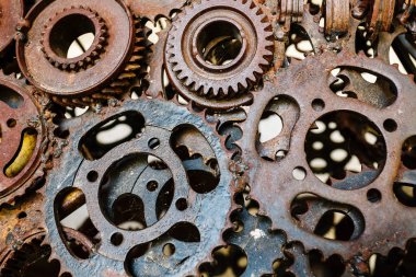 eski paslı Dişliler