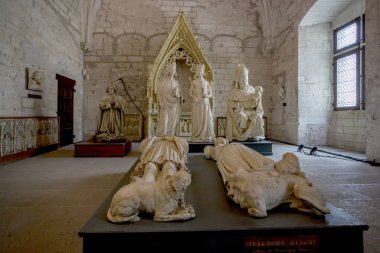 Interior of Papal palace in Avignon