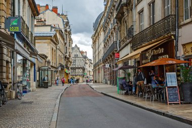 Old Town of Dijon, France. The city is the capital of the Burgun