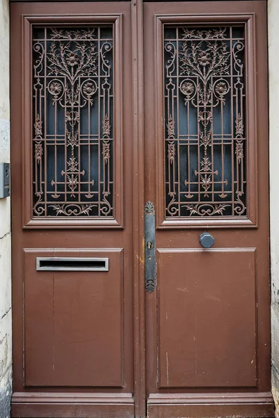 Madera puerta vieja — Foto de Stock