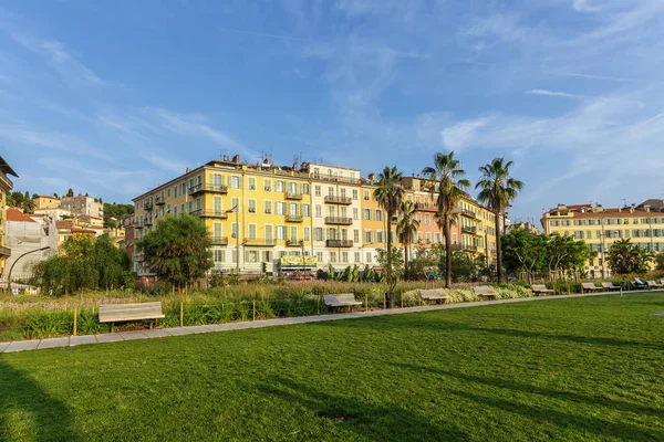 Promenade du Paillon - městský park v Nice, Francie — Stock fotografie