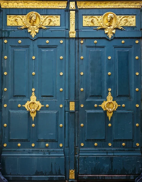 Madera puerta vieja — Foto de Stock