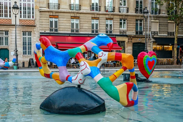 Stravinsky fontein in Parijs — Stockfoto