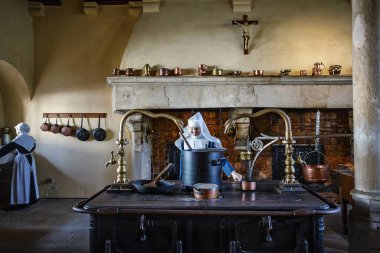 Hospices de Beaune 'nin içi eski bir hayır kurumu. 