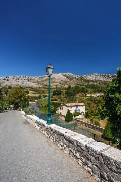 Vista de dia da cidade de Gourdon, França . — Fotografia de Stock