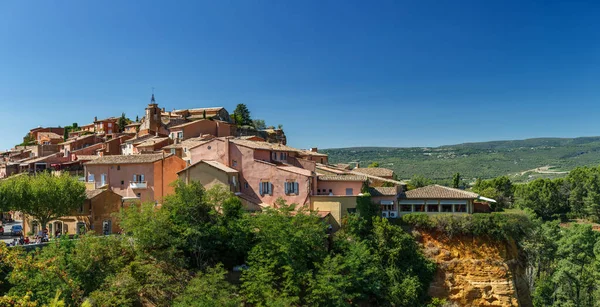 Oude binnenstad van Roussillon — Stockfoto