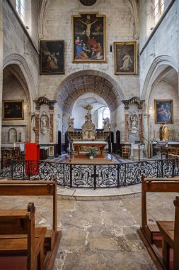 Villeneuve Lez Avign Kolej Kilisesi Notre-Dame