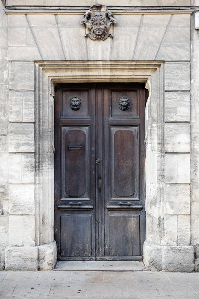 Madera puerta vieja — Foto de Stock