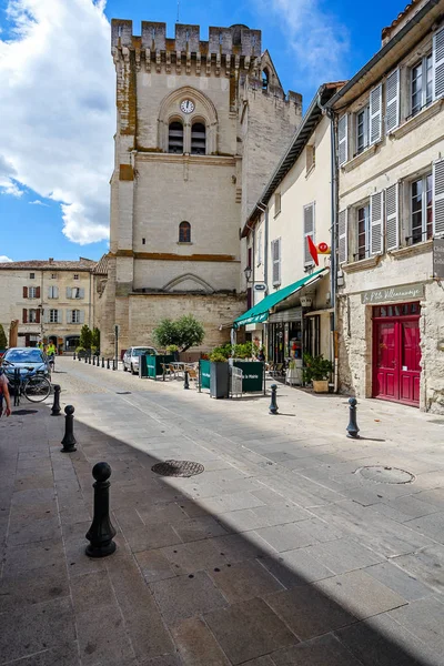 Collegiate Church Notre-Dame of Villeneuve Lez Avignon — стокове фото