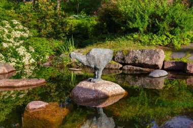 Sculpture in the Sapokka landscape park in Kotka