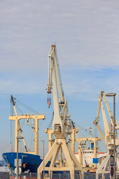 Морской грузовой порт в городе Копер — стоковое фото