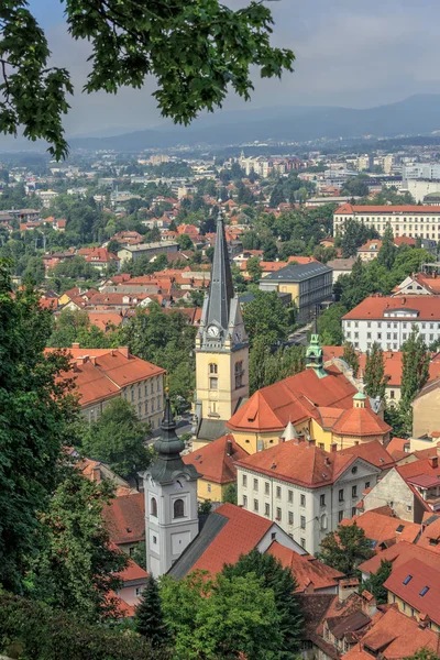 Panorama of Ljubljana — Stock Photo, Image