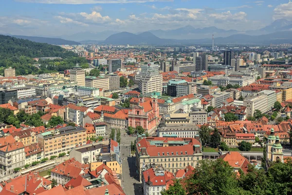 Panorama of Ljubljana — Stock Photo, Image