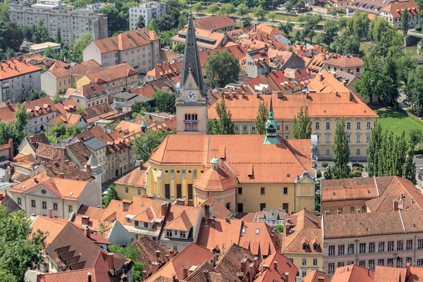 Panorama of Ljubljana — Stock Photo, Image