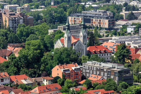 Panorama of Ljubljana — Stock Photo, Image