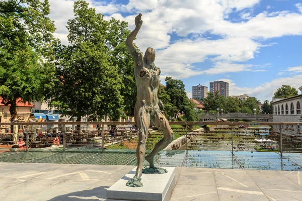 Estátua de prometheus — Fotografia de Stock