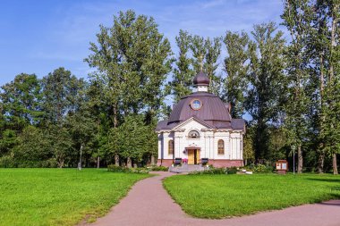 All Saints, Rus diyarında Tapınağı Şapeli aydınlandı. Moskova zafer Parkı, St Petersburg