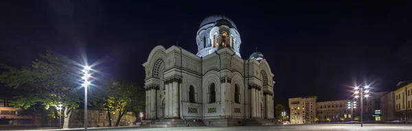 Kowno Litwa Sierpnia 2017 Kościół Michała Archanioła Kościół Garnizonowy Kowno — Zdjęcie stockowe