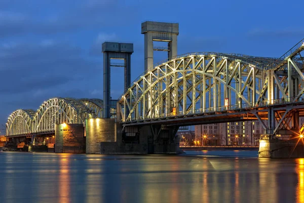 Finlandia Ponte Ferroviario Pietroburgo Russia — Foto Stock