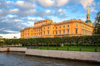 St. Michael 's ya da Mühendis Şatosu. St. Petersburg, Rusya