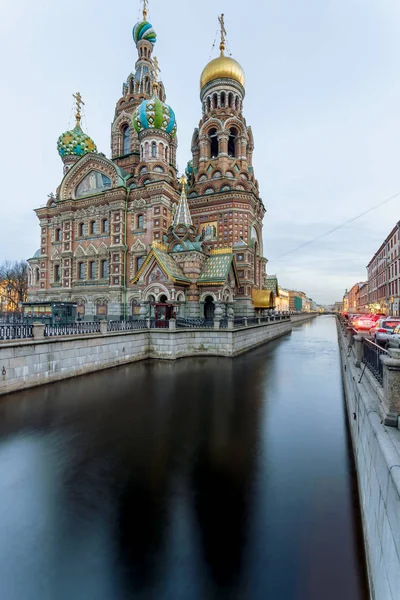 Templom Megváltó Vér Petersburg — Stock Fotó