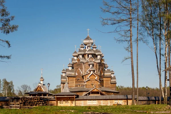 Église Russe Bois Intercession Saint Pétersbourg Russie — Photo