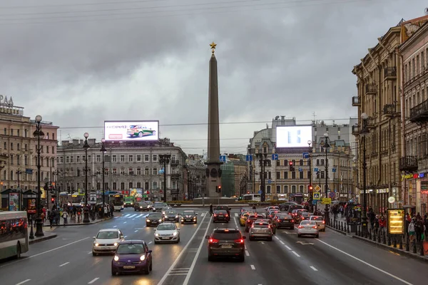 Saint Petersburg Russia October 2015 Nevsky Prospect Saint Petersburg Russia — Stock Photo, Image