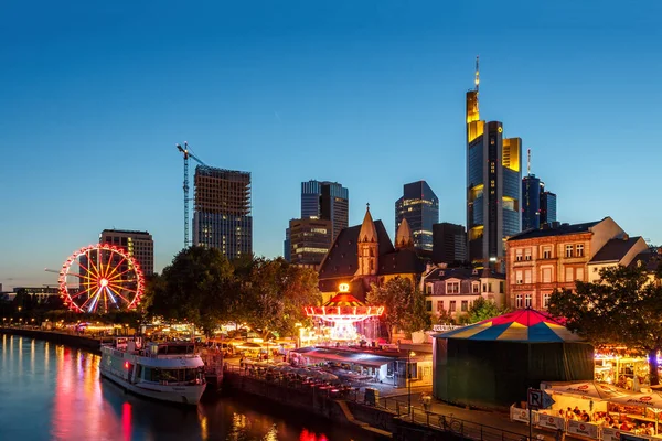 Frankfurt Nad Menem Niemcy Sierpnia 2017 Frankfurt Nad Menem Stolica — Zdjęcie stockowe