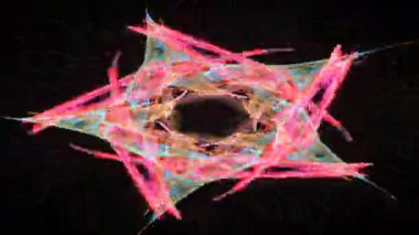 Soyut hareket arka plan, Enerji dalgaları ve yıldırım, sorunsuz döngü mümkün.