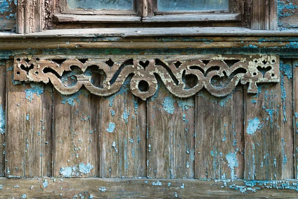 Macrotextura fragmento de parede da casa de madeira — Fotografia de Stock