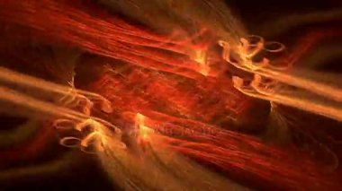 Soyut hareket arka plan, Enerji dalgaları ve yıldırım, sorunsuz döngü mümkün.