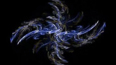 Soyut hareket arka plan, Enerji dalgaları ve yıldırım, sorunsuz döngü mümkün.