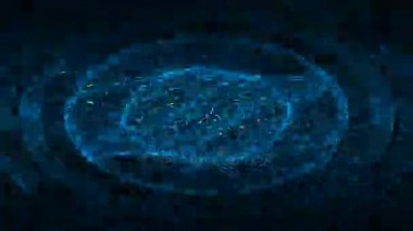 Soyut hareket arka plan, Enerji dalgaları ve yıldırım, sorunsuz döngü mümkün.