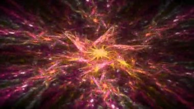 Soyut hareket arka plan, Enerji dalgaları ve yıldırım, sorunsuz döngü mümkün.