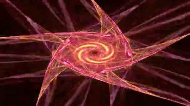 Soyut hareket arka plan, Enerji dalgaları ve yıldırım, sorunsuz döngü mümkün.