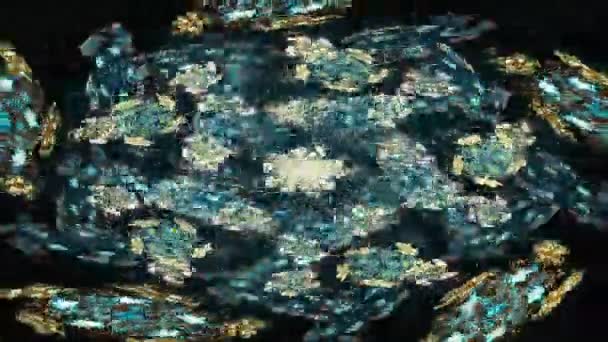 Fond abstrait de mouvement, ondes d'énergie et la foudre, boucle transparente capable .