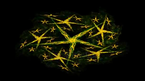 Fond abstrait de mouvement, ondes d'énergie et la foudre, boucle transparente capable .