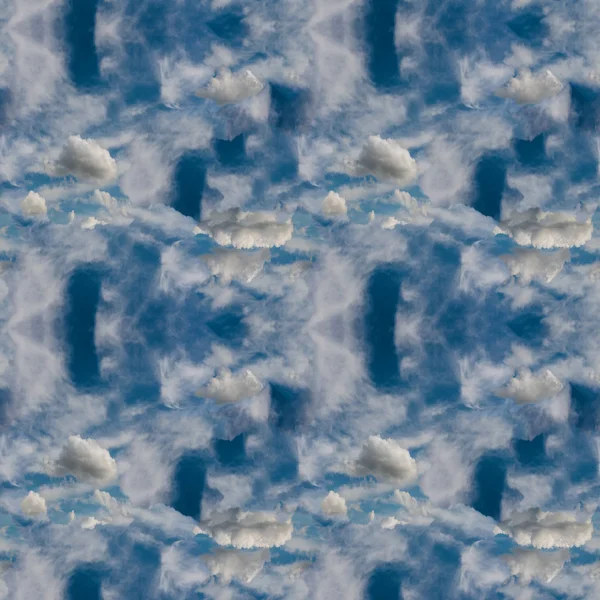 Анотація небесних синій безшовні візерунок. Тло Skiey. — стокове фото