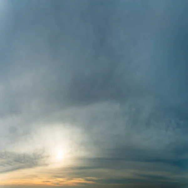 Fantásticas Nuvens Suaves Nascer Sol Composição Natural — Fotografia de Stock