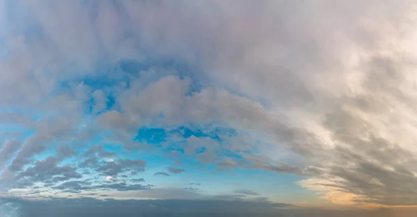 Fantásticas Nuvens Suaves Nascer Sol Composição Natural — Fotografia de Stock