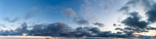 Fantásticas Nubes Trueno Azul Oscuro Amanecer Composición Natural — Foto de Stock