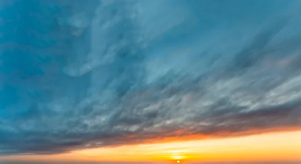 Fantastic Soft Clouds Sunrise Natural Composition — Stock Photo, Image