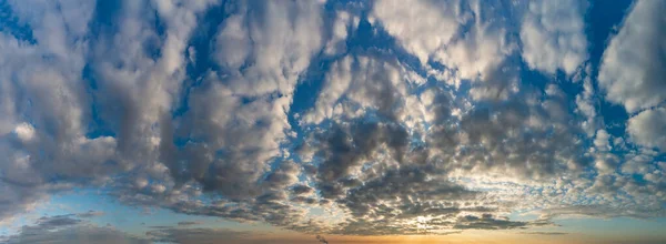 Fantastiche Nuvole Morbide All Alba Composizione Naturale — Foto Stock