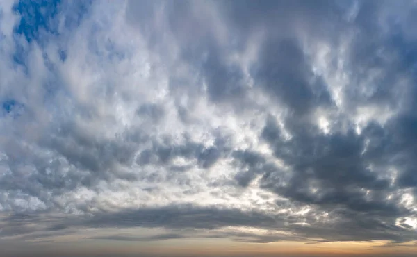 Fantásticas Nuvens Suaves Nascer Sol Composição Natural — Fotografia de Stock