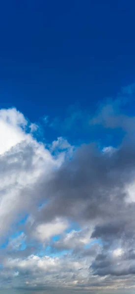 Fantastiques Nuages Doux Contre Ciel Bleu Composition Naturelle — Photo