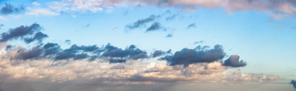 Fantásticas Nuvens Suaves Nascer Sol Composição Natural — Fotografia de Stock