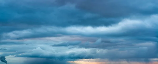 Fantastiques Nuages Doux Lever Soleil Composition Naturelle — Photo