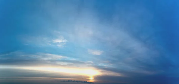 Fantastic Soft Clouds Sunrise Natural Composition — Stock Photo, Image