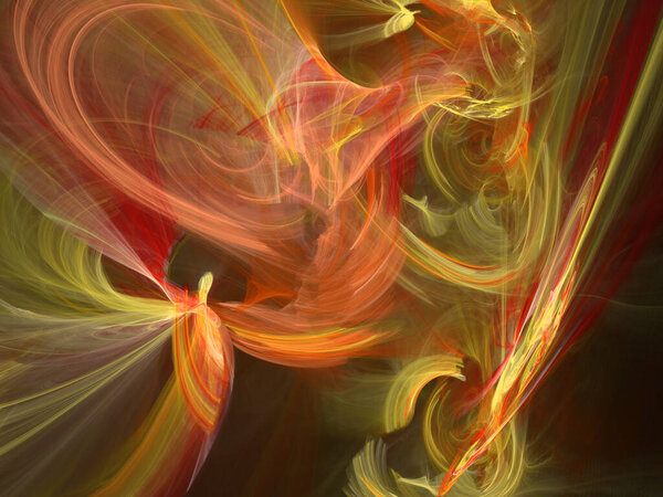 Colorful glowing pattern, abstract art for background