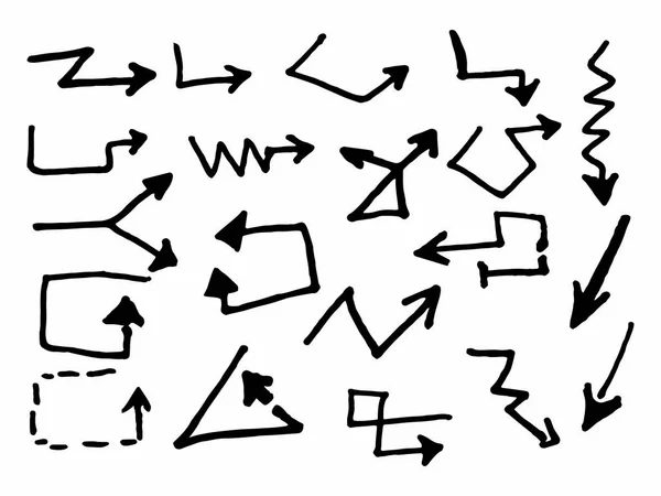 디자인을 추상적 화살표를 그렸습니다 일러스트 — 스톡 벡터